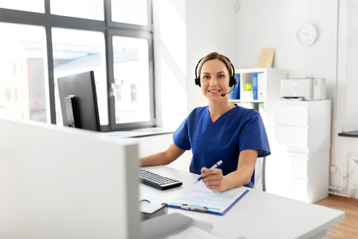 clinics reception needs with virtual medical assis